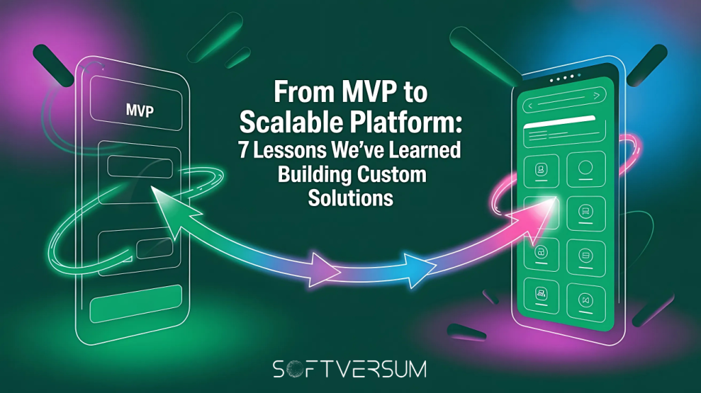 From MVP to complete solution